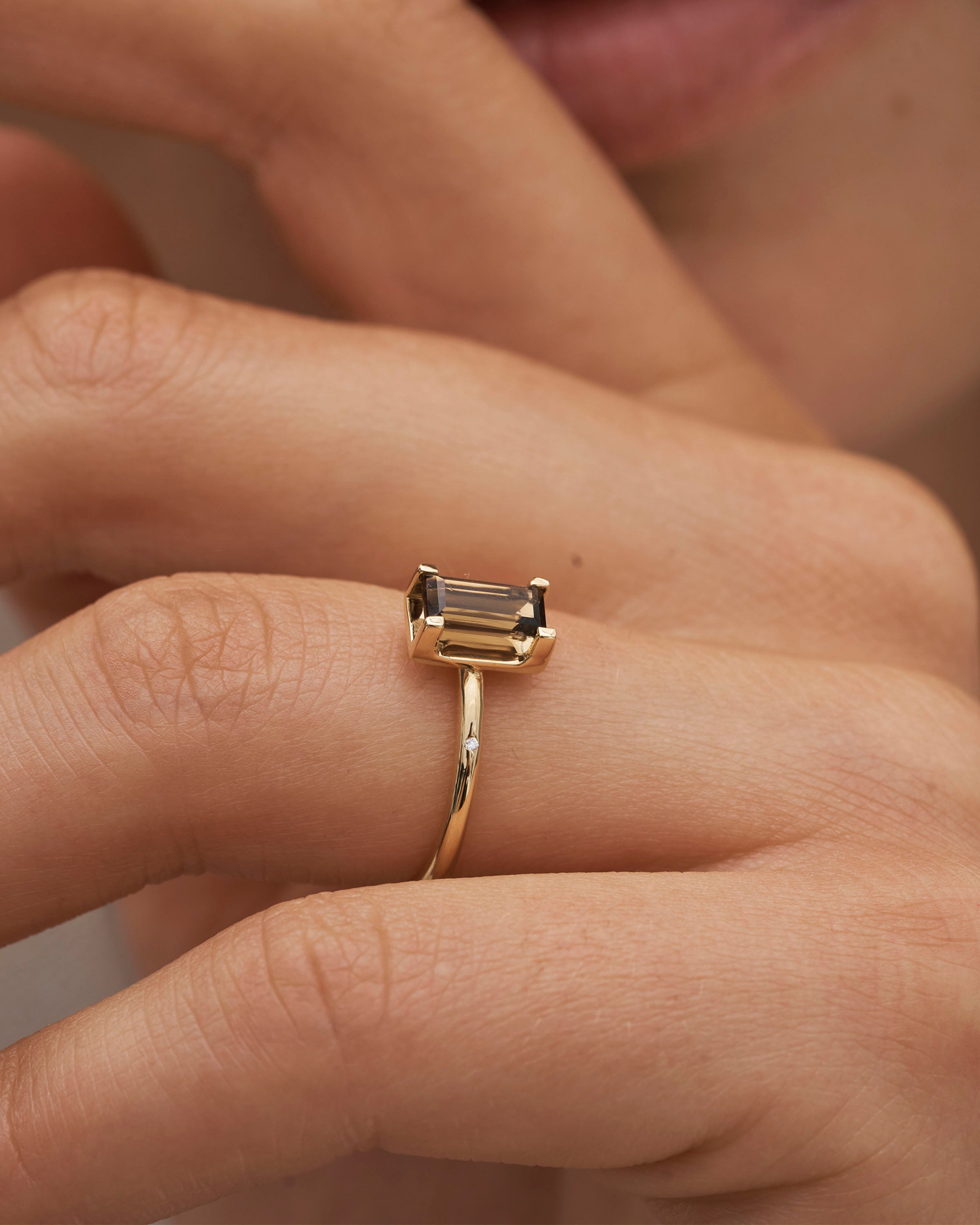 Nord Purity Ring Turned II - 18kt Yellow Gold