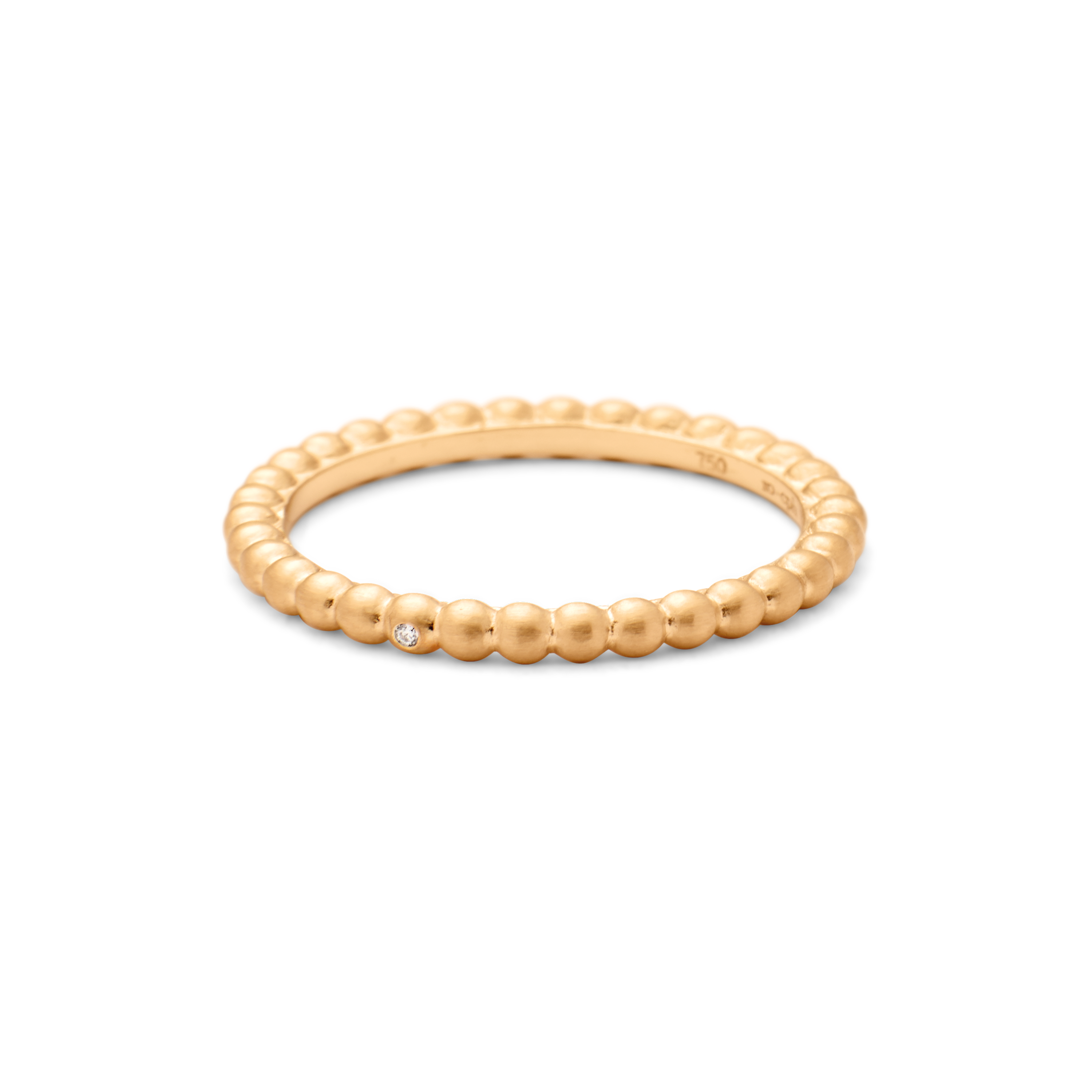 Orbit Dot Ring - 18kt Yellow Gold