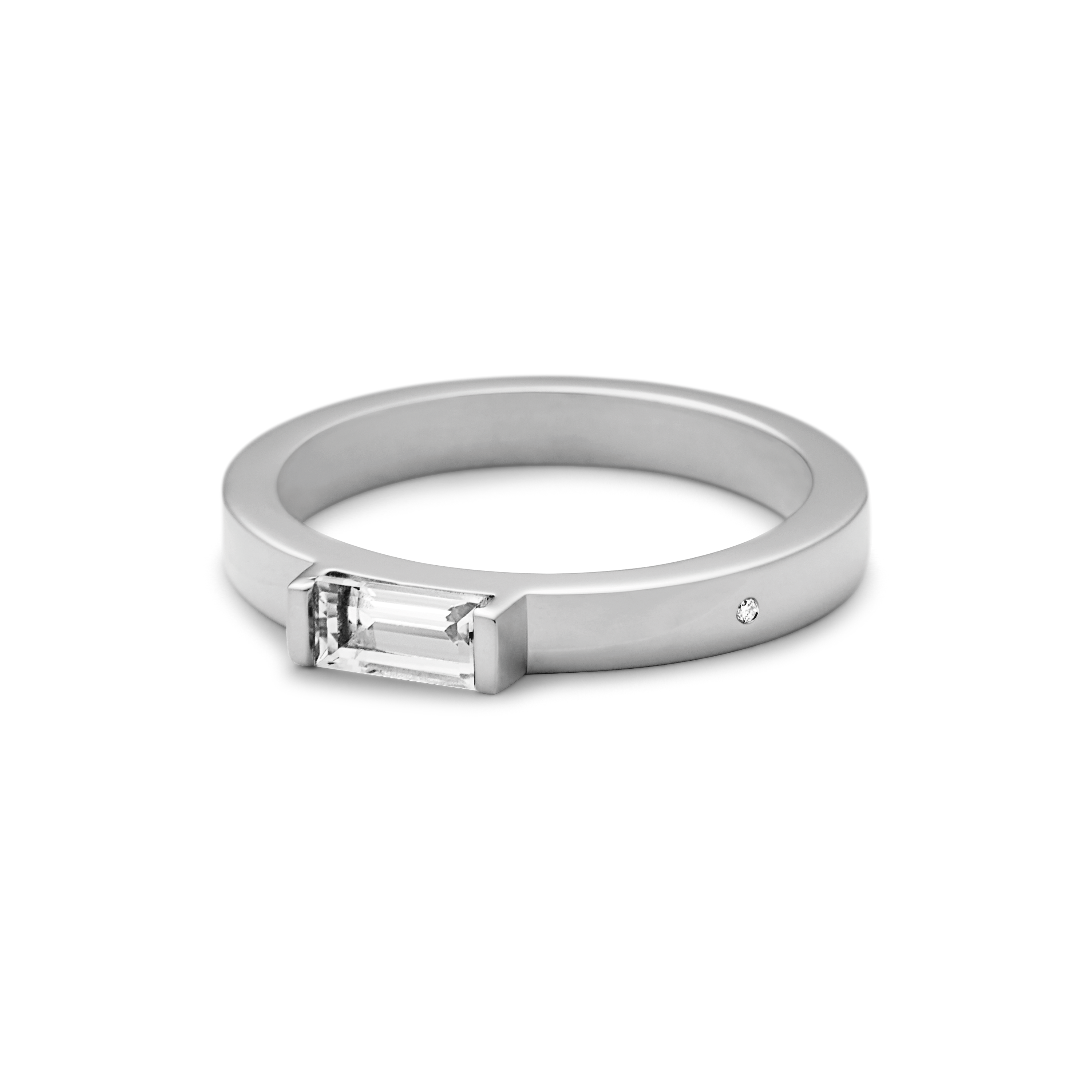 Meant to Be Her True Love Band - 18kt White Gold