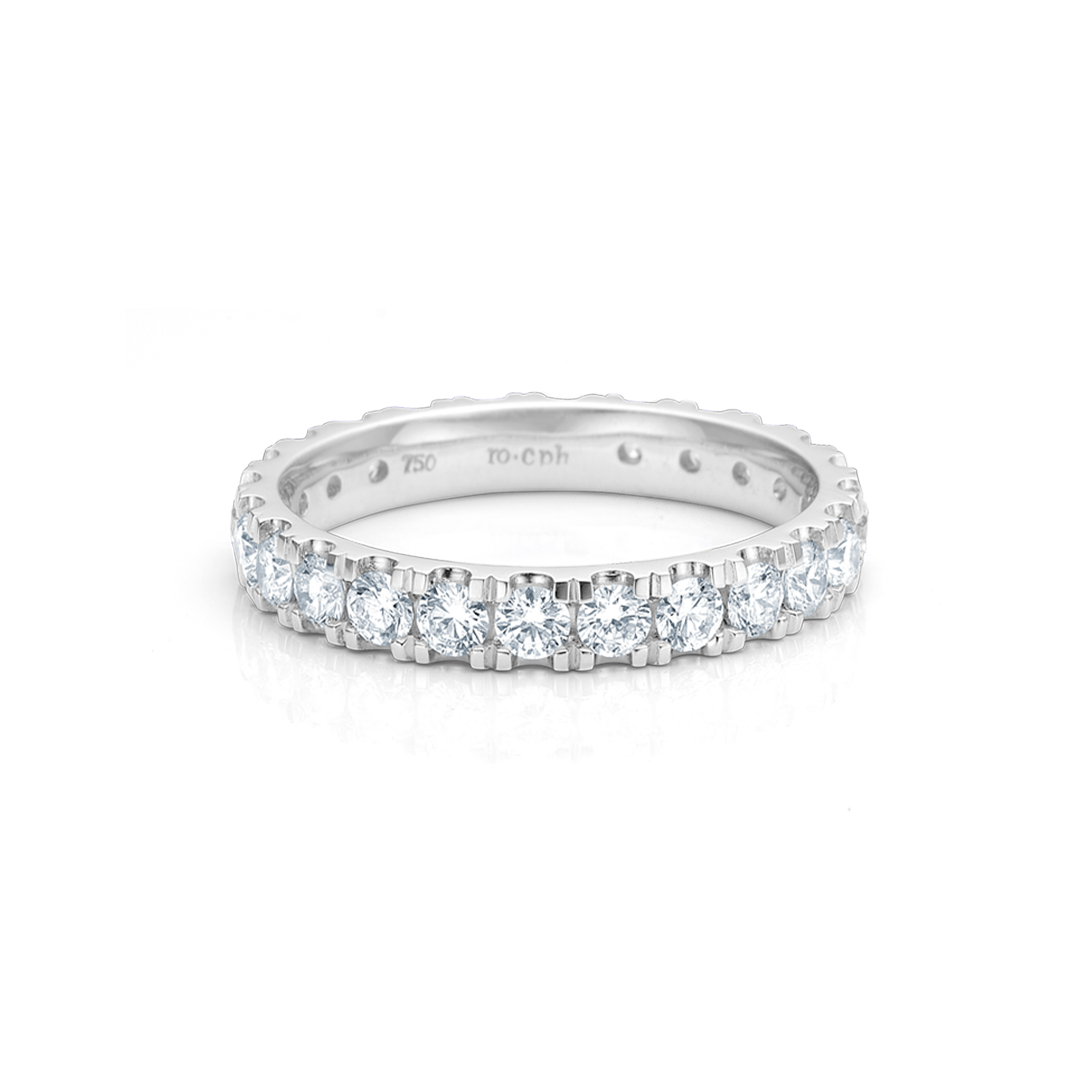 Meant to be her classic diamond ring - 18kt White Gold