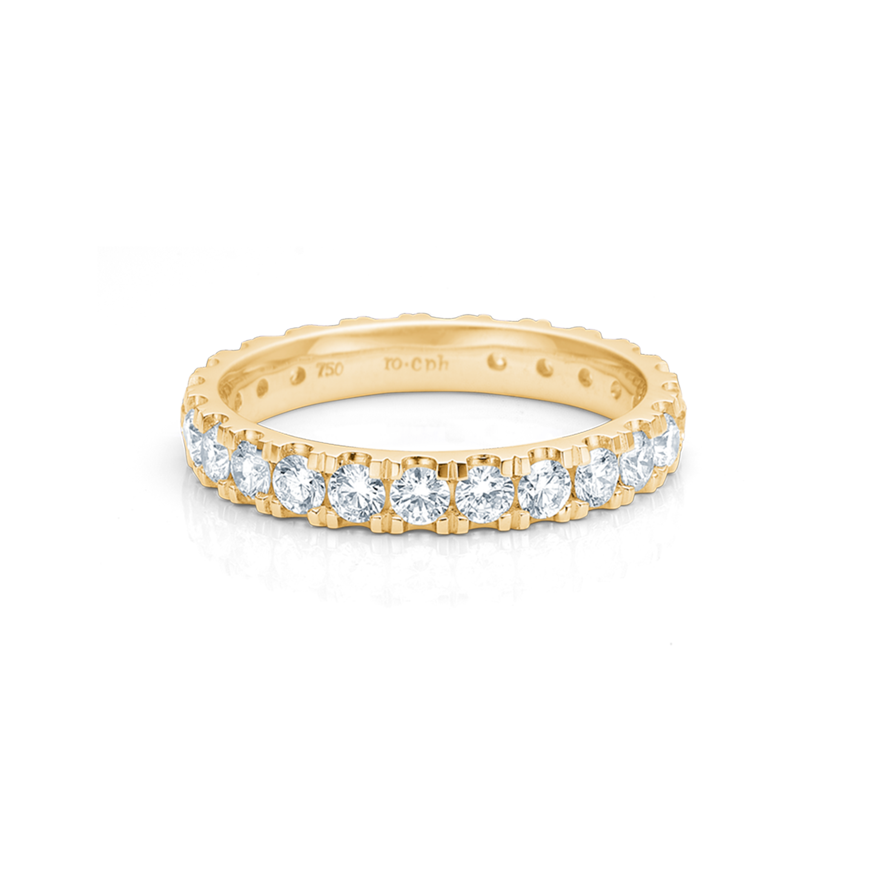 Meant to be her classic diamond ring - 18kt Yellow Gold