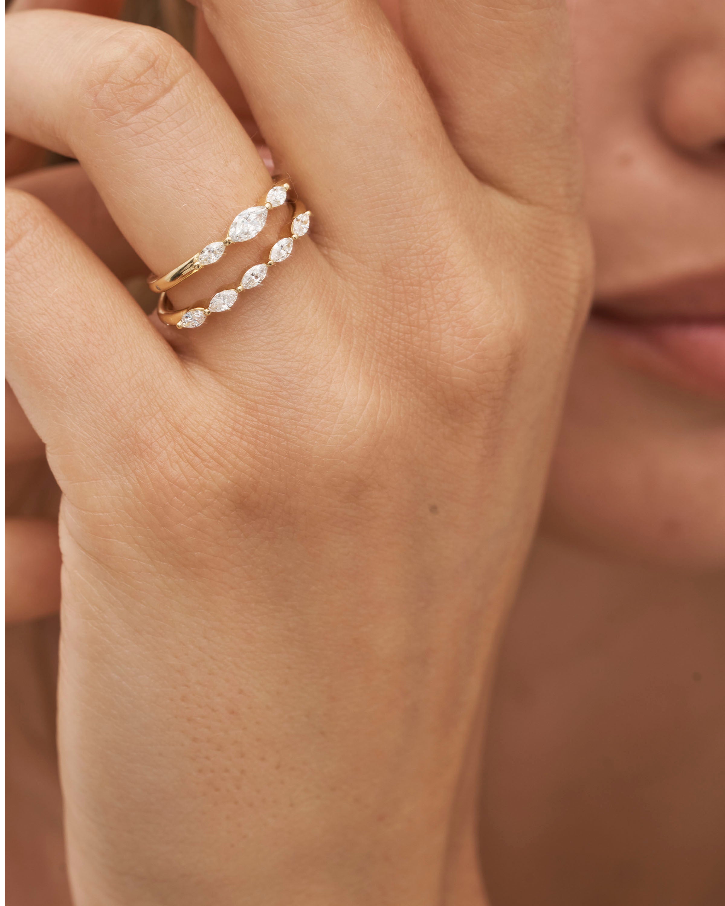 Meant to Be Her Promise Ring - 18kt Yellow Gold