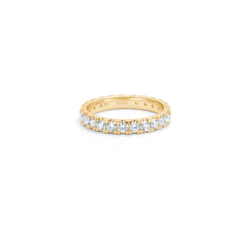 Her Classic diamond ring - 18kt Yellow Gold