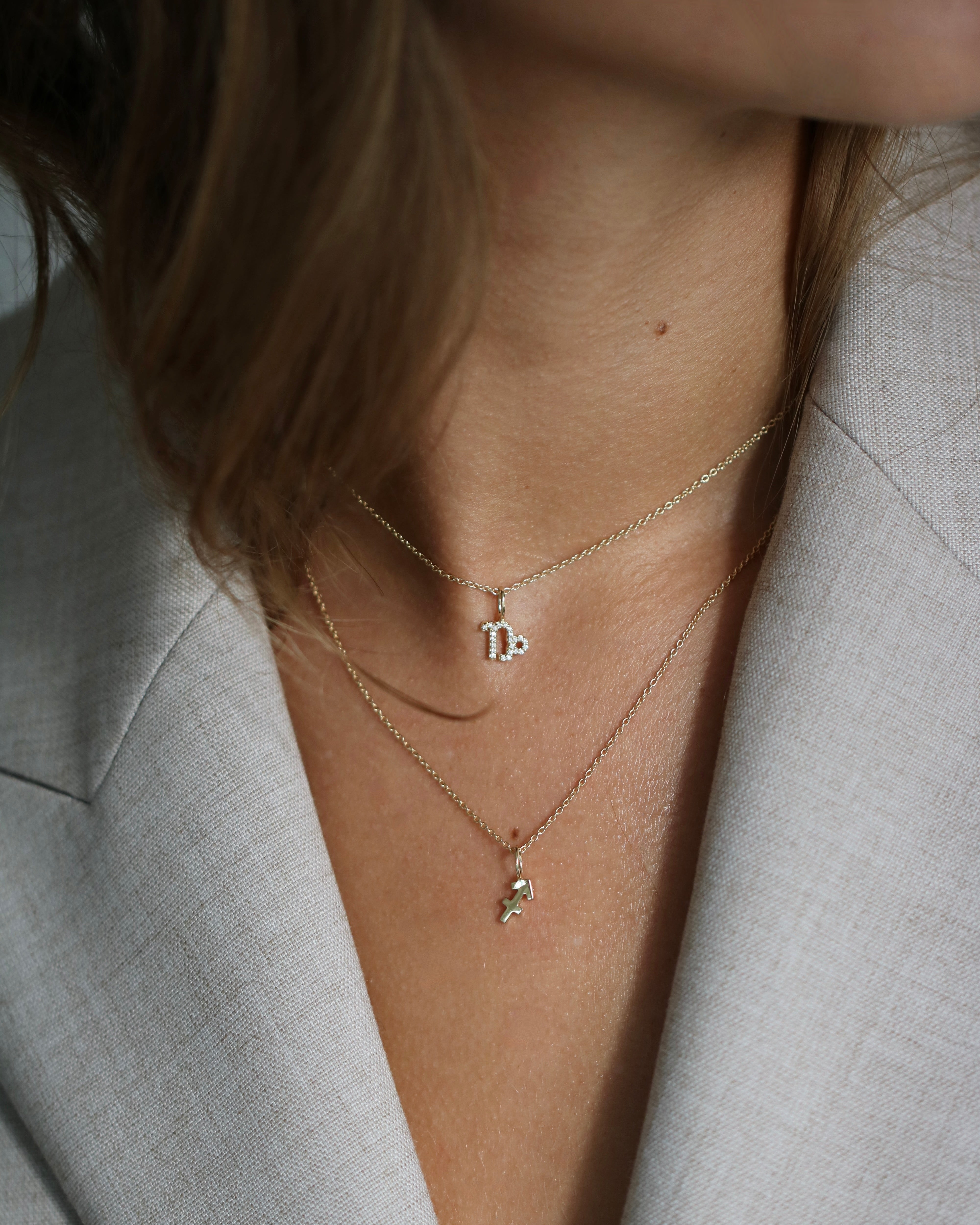 My Gemini Pendant - 18kt Yellow Gold