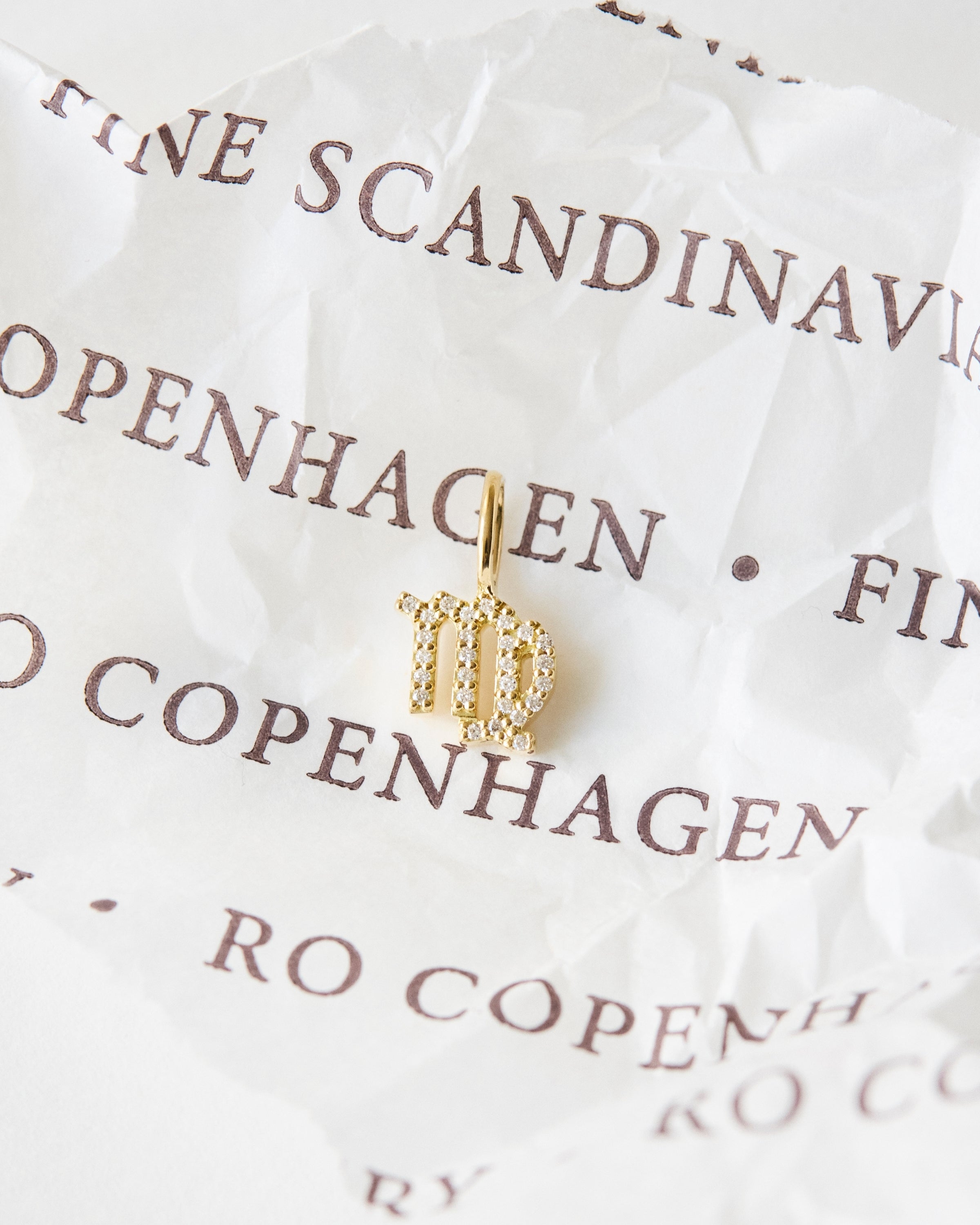 My Virgo Diamond Pendant - 18kt Yellow Gold