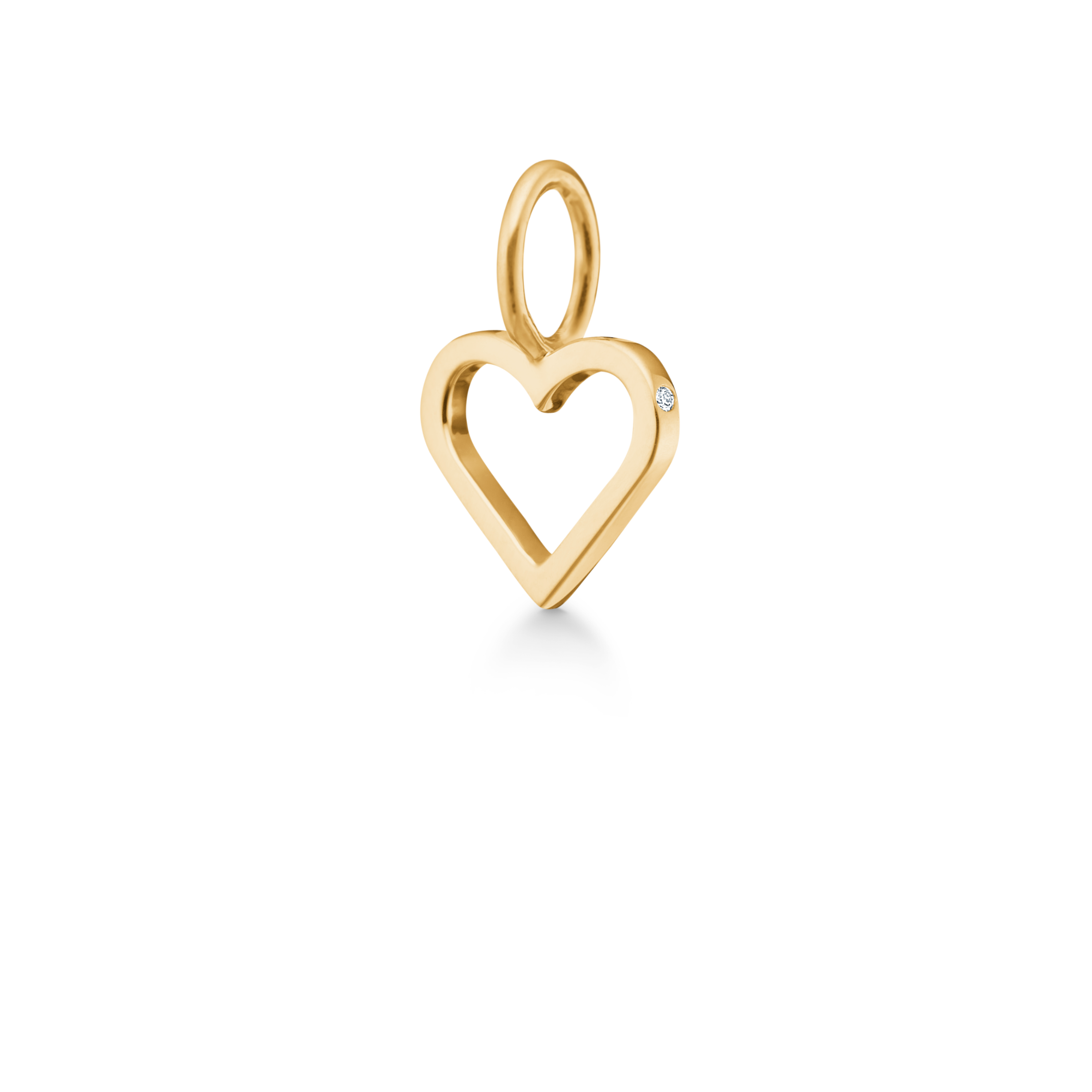 Symbols Open Heart pendant - 18kt Yellow Gold