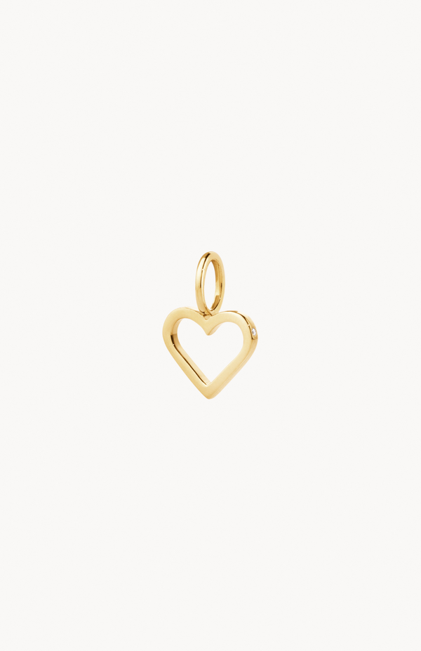 Symbols Open Heart pendant - 18kt Yellow Gold