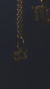 My Aquarius Diamond Pendant - 18kt Yellow Gold