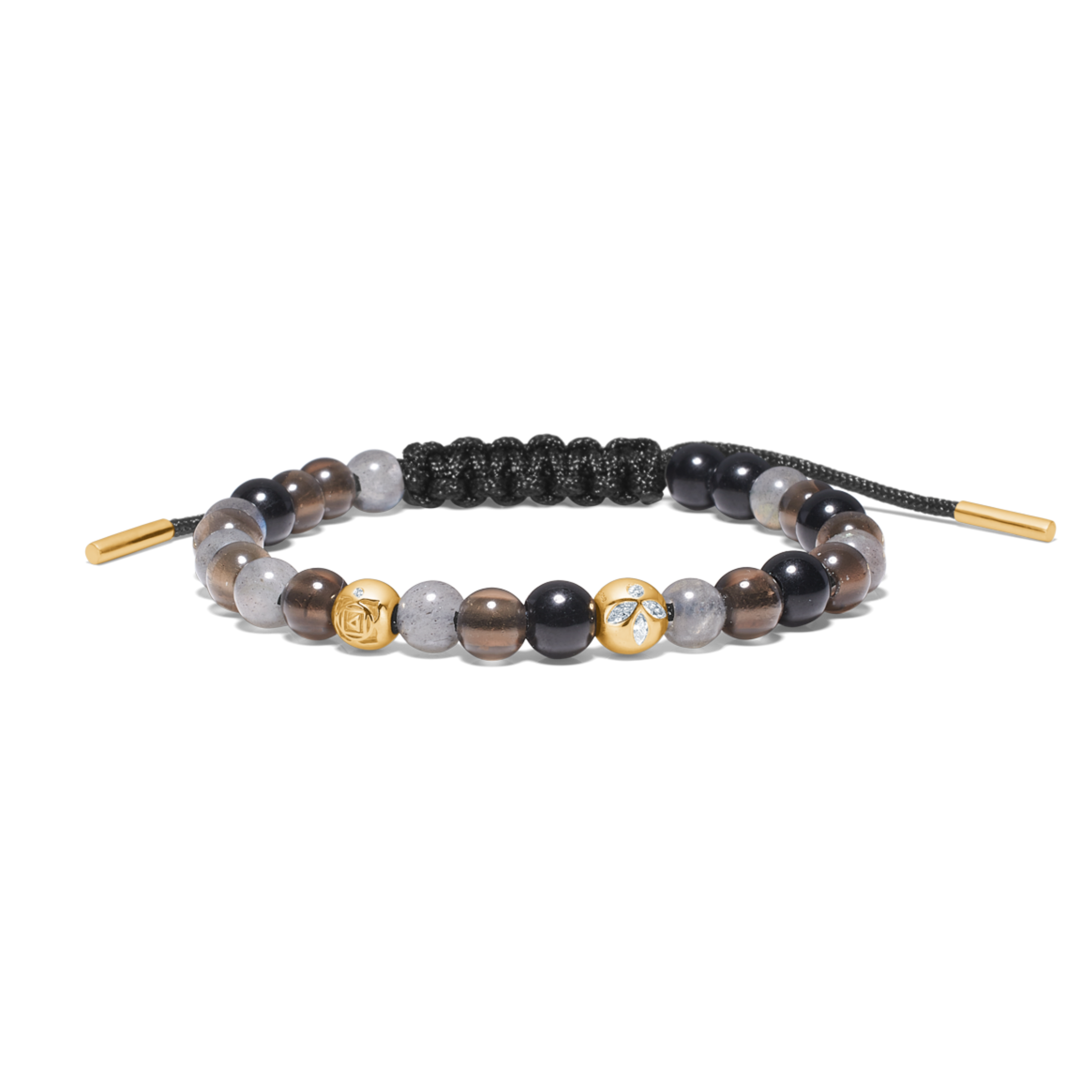Inner Peace Root Chakra Diamond Bracelet – 18kt Yellow Gold