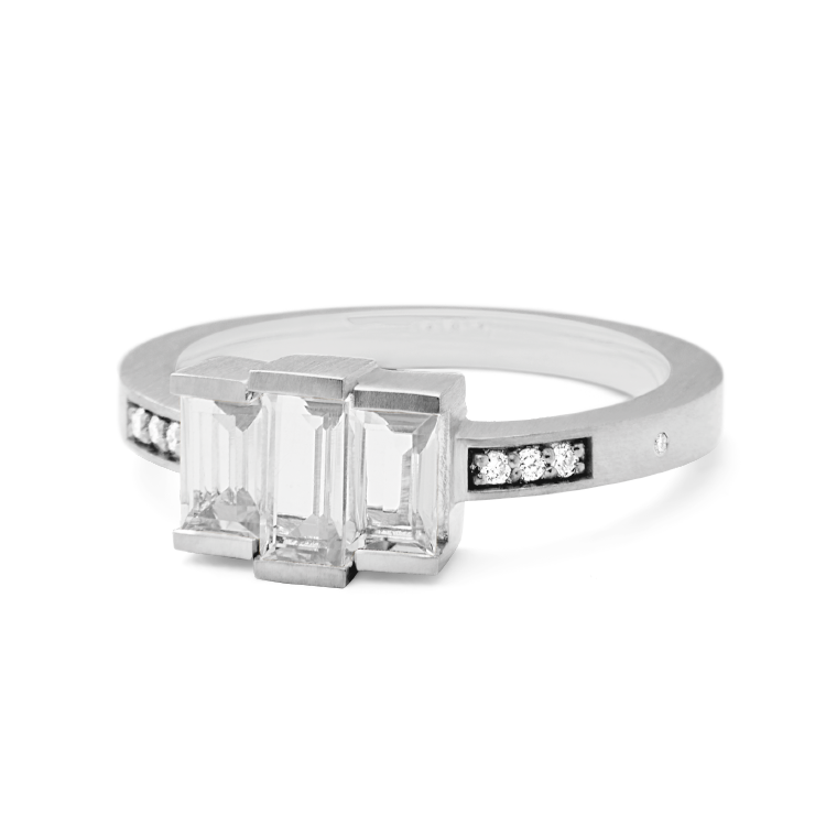Meant to Be Her Ring - 18kt White Gold