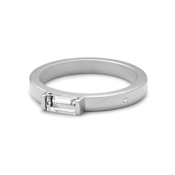 Meant to Be Her True Love Band - 18kt White Gold