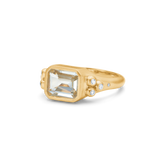 Orbit Octagon ring - 18kt Yellow Gold