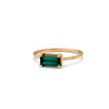 Nord Green Ring - 18kt Yellow Gold