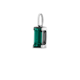 Nord Green Pendant - 18kt White Gold