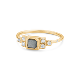 Rå Classic Diamond Ring - 18kt Yellow Gold
