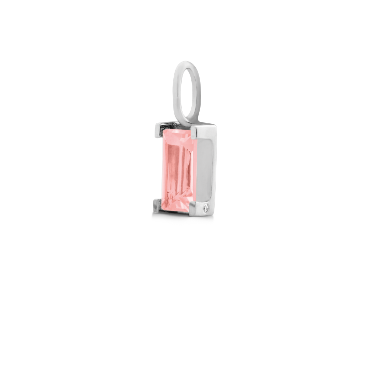 Nord Pink Pendant - 18kt White Gold