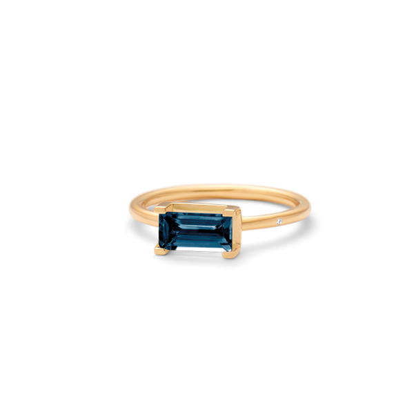 Nord London Blue Ring - 18kt Yellow Gold