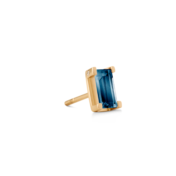 Nord London Blue Earring - 18kt Yellow Gold