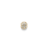 Inner Peace Diamond Bead - 18kt Yellow Gold