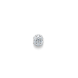 Inner Peace Diamond Bead - 18kt White Gold