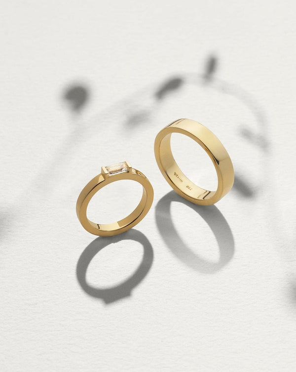 Meant to Be Her True Love Band - 18kt Yellow Gold