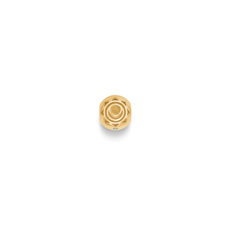 Inne Peace Sacral Chakra Bead - 18kt Yellow Gold