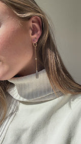 Fryd Grey Ear-Pendant L - 18kt White Gold