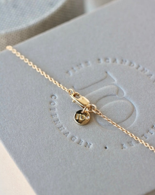 Ro Necklace - 18kt Yellow Gold