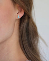 Nord London Blue Earring - 18kt Yellow Gold