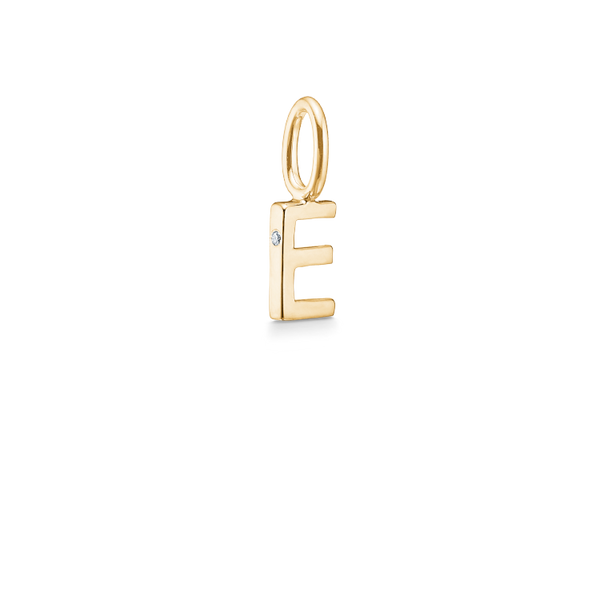 My E Pendant - 18kt Yellow Gold