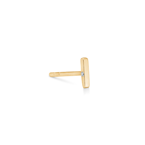 My I Earring - 18kt Yellow Gold