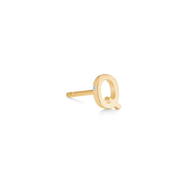 My Q Earring - 18kt Yellow Gold