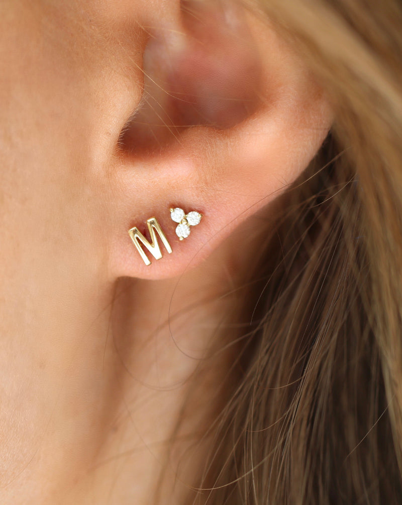 Fryd Diamond Earring S - 18kt White Gold