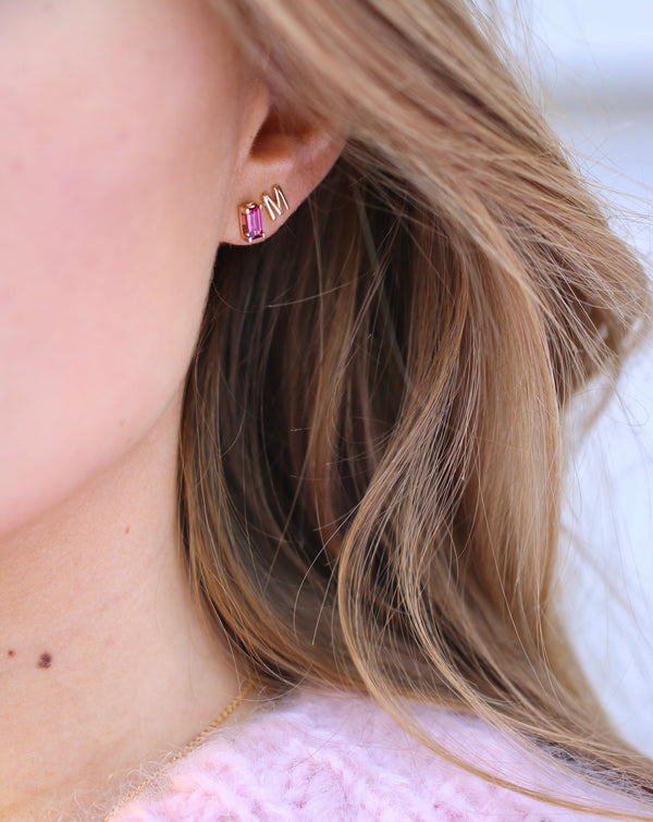 My 0 Earring - 18kt Yellow Gold