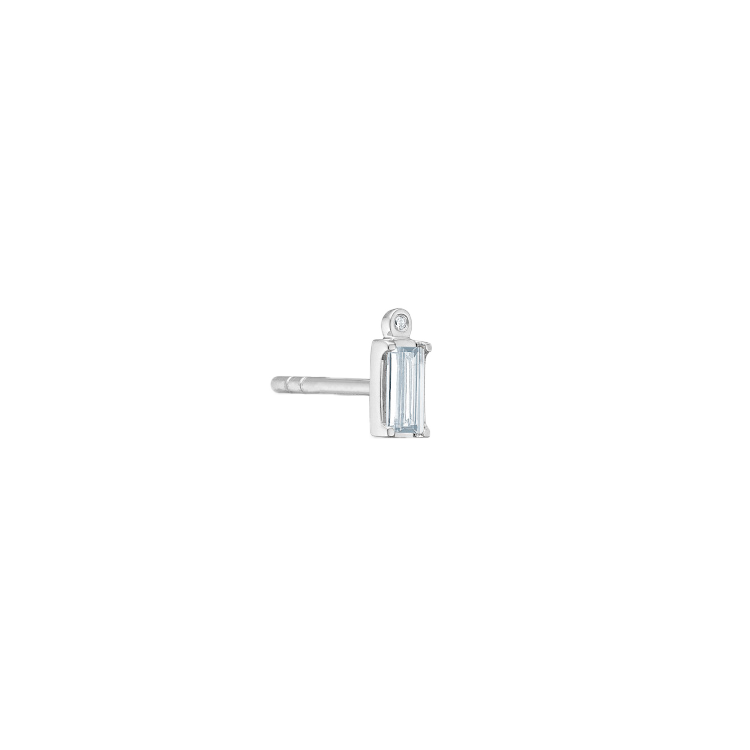 Nord White Earring S - 18kt White Gold