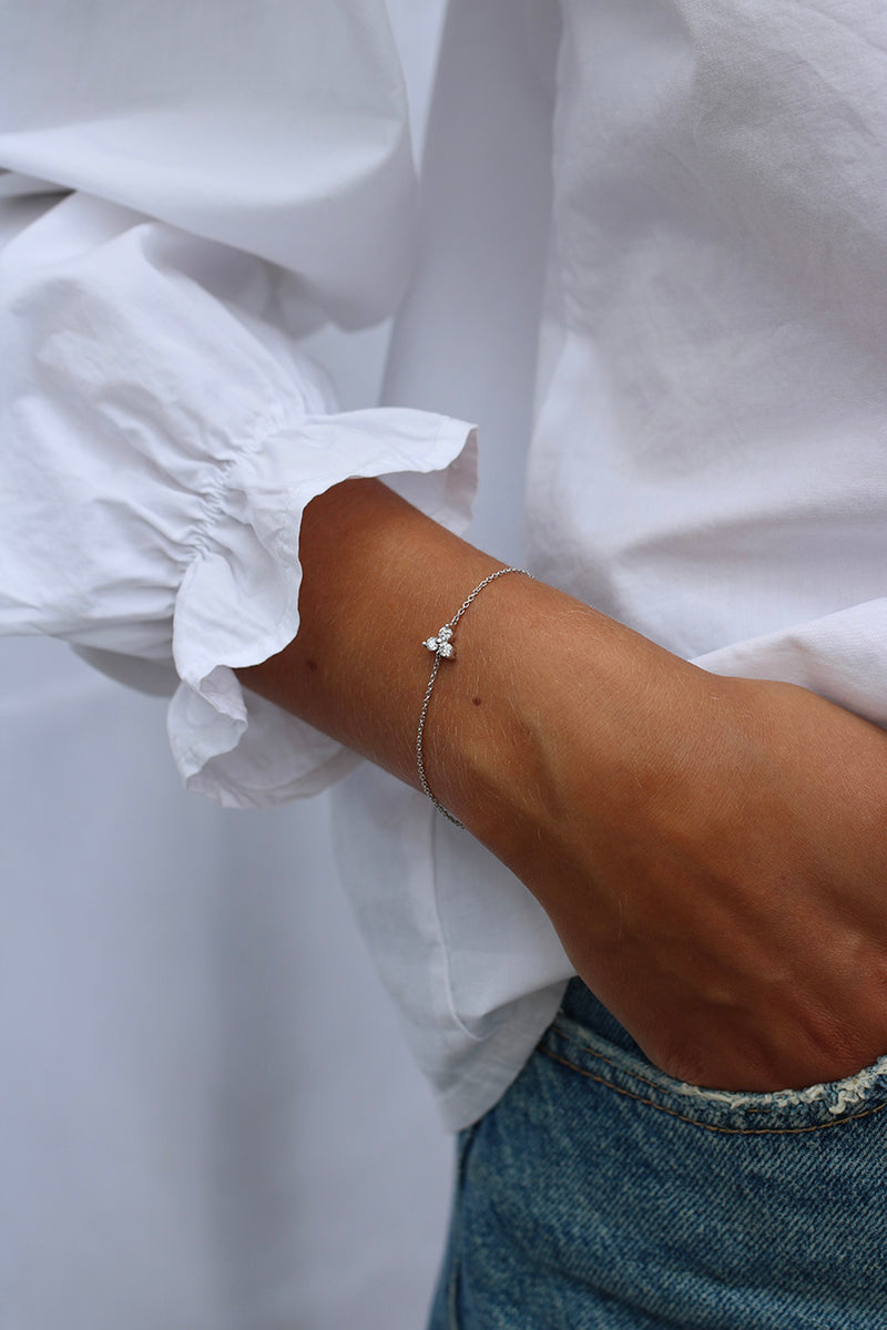 Fryd Diamond Bracelet - 18kt White Gold