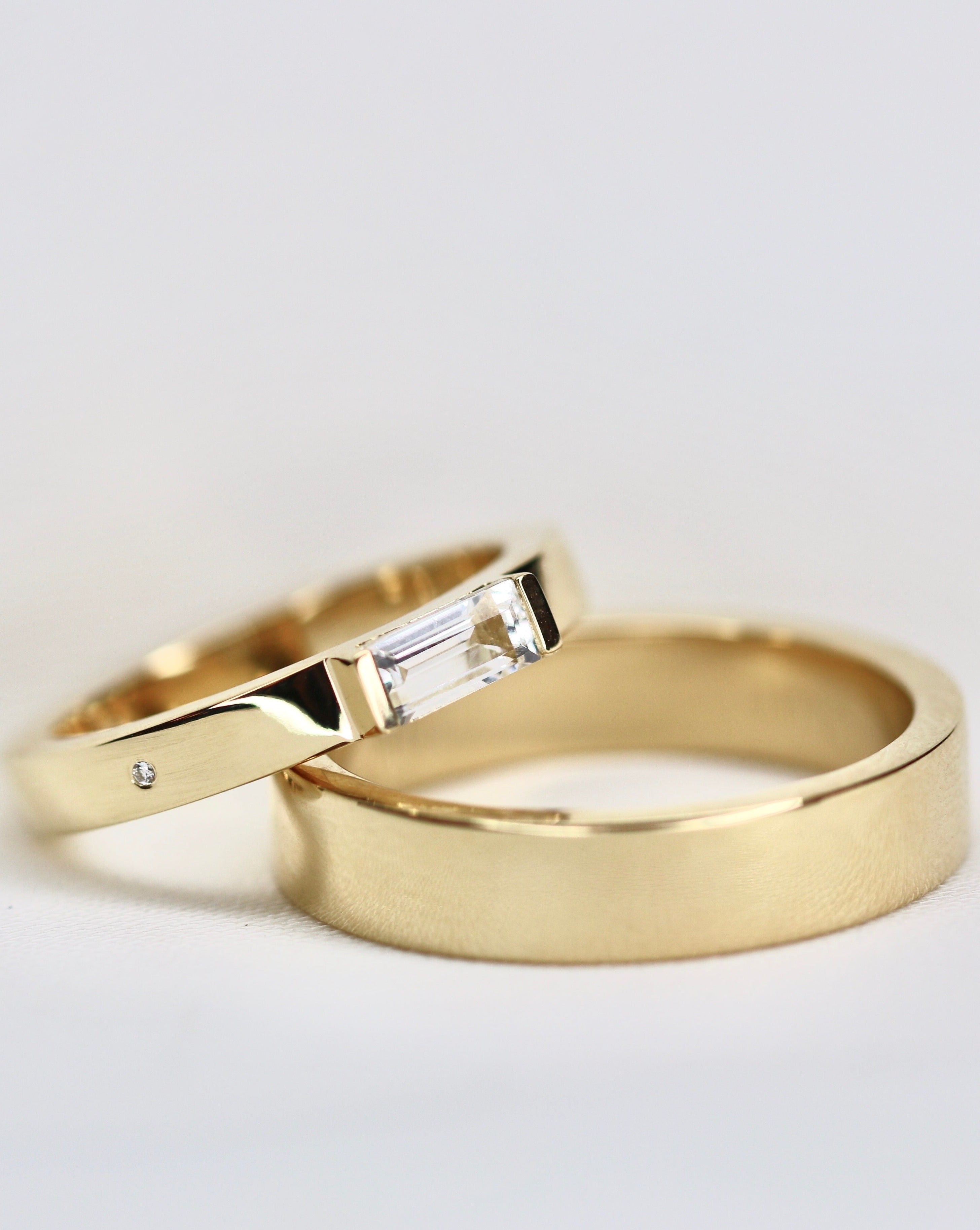 Meant to Be Her True Love Band - 18kt White Gold