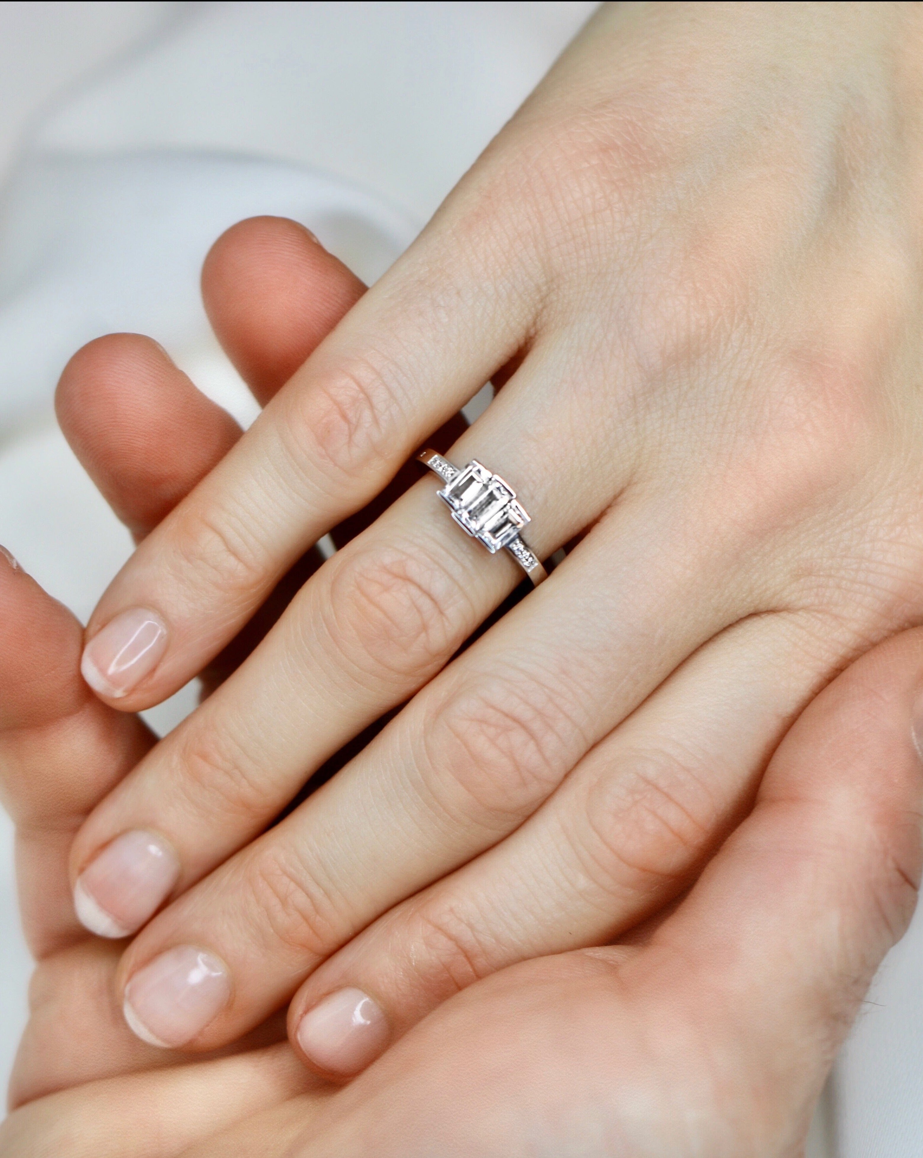 Meant to Be Her Ring Polished - 18kt White Gold