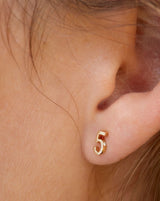 My 4 Earring - 18kt Yellow Gold