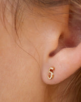 My 7 Earring - 18kt Yellow Gold